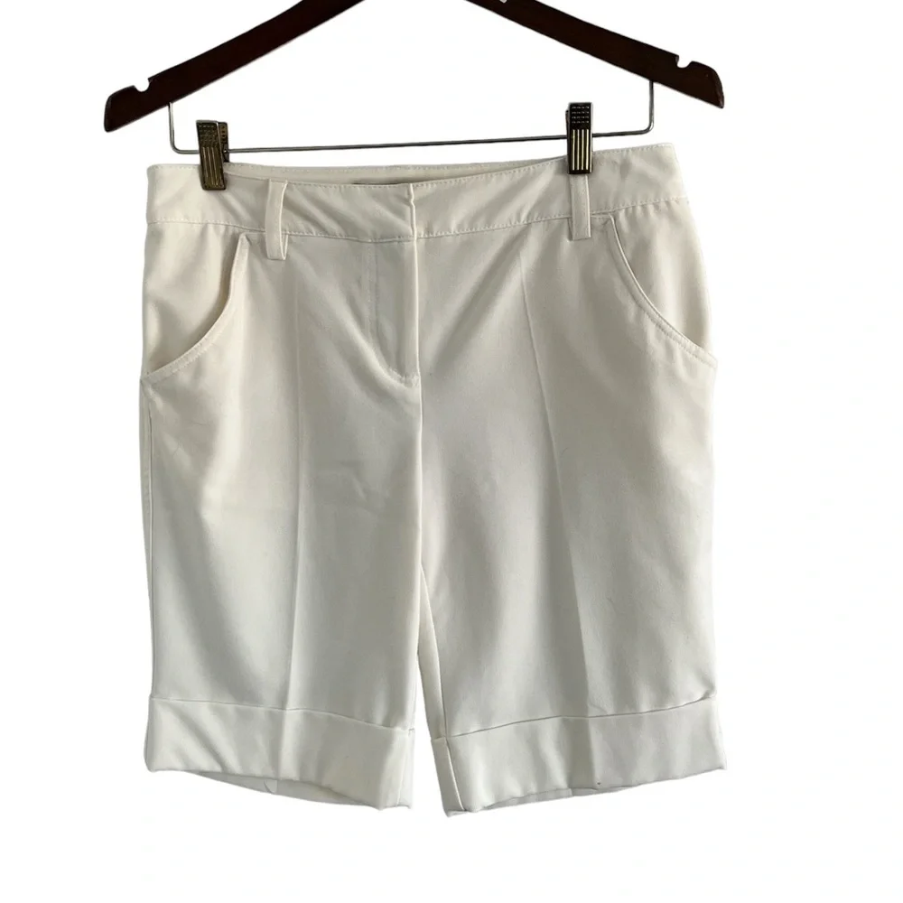 INC International Concepts rolled cuff Bermuda shorts